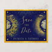 Celestiale Liebe Save the Date Postkarte (Vorderseite)