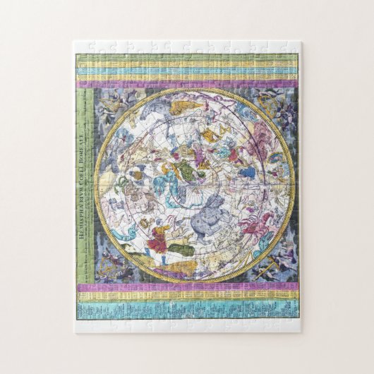 Celestiale Map Hemisphaerium Coeli Boreale Puzzle (Vertikal)