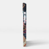 Celestiale Strahlung - Rainbow-Winged-Angel-Portra iPhone Hülle (Linke Seite)