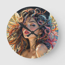 Celestiale Strahlung - Rainbow-Winged-Angel-Portra