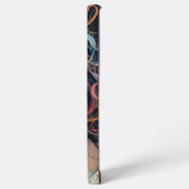 Celestiale Strahlung - Rainbow-Winged-Angel-Portra Samsung Galaxy Hülle (Linke Seite)