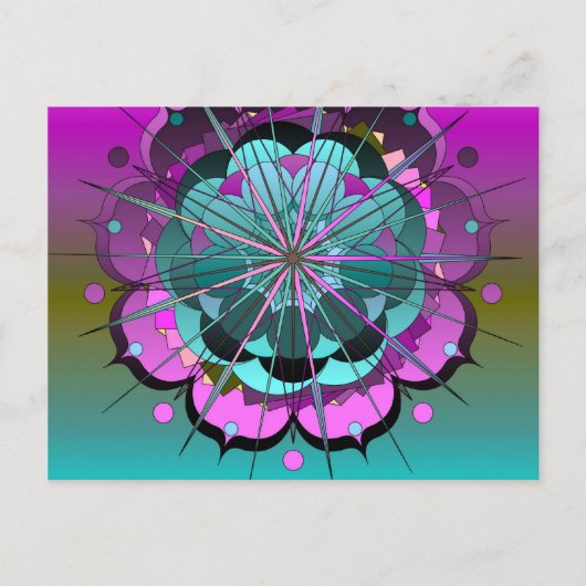 CelestialGlory2 Postkarte (Vorderseite)