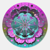 CelestialGlory2 Runder Aufkleber (Vorderseite)