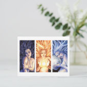 Celestials Postkarte (Stehend Vorderseite)