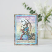 Celestis Compainions Fairy and Dragon Postcard Postkarte (Stehend Vorderseite)
