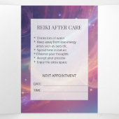 *~* Celestis Foto Logo QR Trifold Broschüre (Innenseite Mitte)