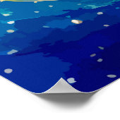 Celestis Sisters Fantasy Abstrakte digitale Kunst Poster (Ecke)