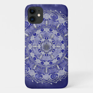 Celestische Silver Triple Moon Goddess Mandala Case-Mate iPhone Hülle
