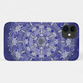 Celestische Silver Triple Moon Goddess Mandala Case-Mate iPhone Hülle (Rückseite (Horizontal))