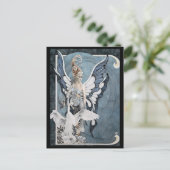 Celestite Fee Postkarte (Stehend Vorderseite)