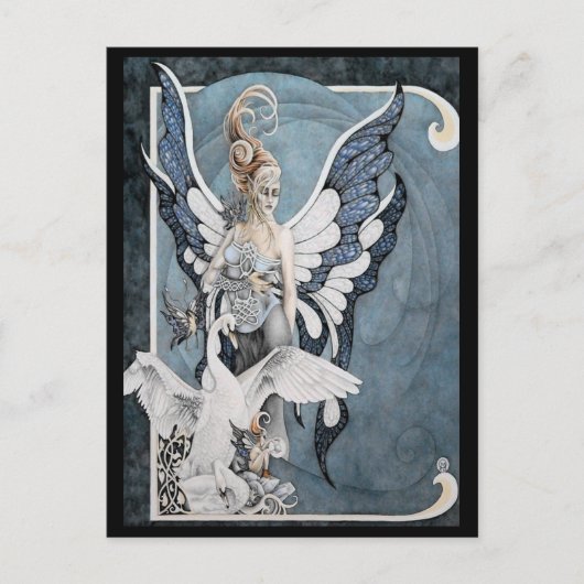 Celestite Fee Postkarte (Vorderseite)