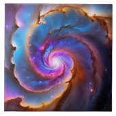 "Celestium" - Nebula und Galaxien Fliese (Vorderseite)