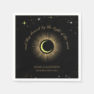 Celestizio Zitat Star Dust Mystical Wedding Serviette