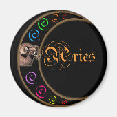 Celestrial Moon Aries Magnet (Vorne)