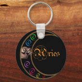 Celestrial Moon Aries Schlüsselanhänger (Vorderseite)