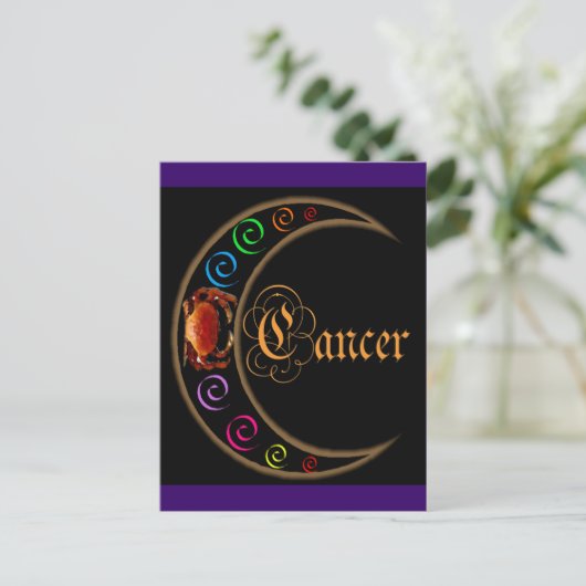 Celestrial Moons Postkarte (Stehend Vorderseite)