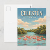 Celestún Mexiko Postkarte (Vorne/Hinten)