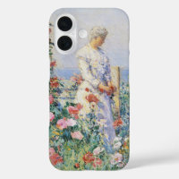 Celia Thaxter in ihrem Garten von Childe Hassam