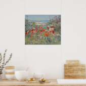 Celia Thaxter's Garden, Isles of Shoals, Maine Poster (Küche)