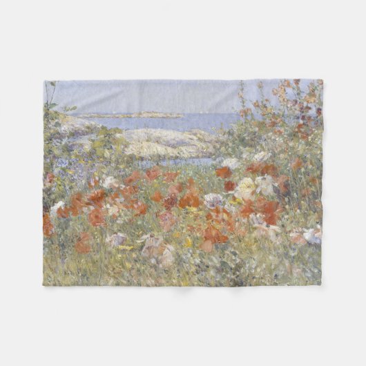 Celia Thaxter's Garden von Frederick Childe Hassam Fleecedecke (Vorderseite (Horizontal))