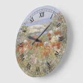 Celia Thaxter's Garden von Frederick Childe Hassam Große Wanduhr (Winkel)