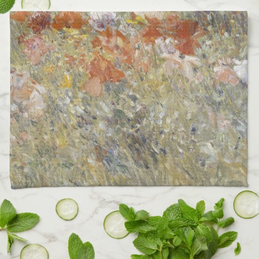 Celia Thaxter's Garden von Frederick Childe Hassam Handtuch (Gefaltet)