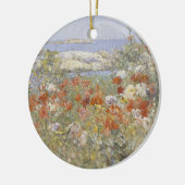 Celia Thaxter's Garden von Frederick Childe Hassam Keramik Ornament (Links)
