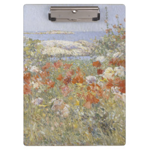 Celia Thaxter's Garden von Frederick Childe Hassam Klemmbrett