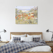 Celia Thaxter's Garden von Frederick Childe Hassam Leinwanddruck (Insitu (Schlafzimmer))