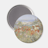 Celia Thaxter's Garden von Frederick Childe Hassam Magnet (Vorderseite/Rückseite)