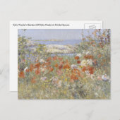 Celia Thaxter's Garden von Frederick Childe Hassam Postkarte (Vorne/Hinten)