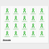 Celiac Disease Advocate White Square Sticker (Blatt)