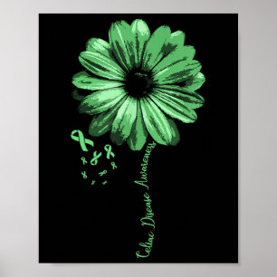 Celiac Disease Awareness Cluten Warrior Hübsch Gif Poster