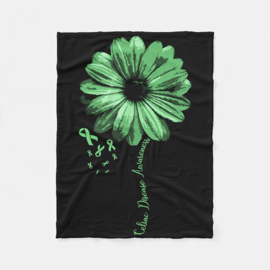 Celiac Disease Awareness Cluten Warrior Pretty Gif Fleecedecke (Vorderseite)