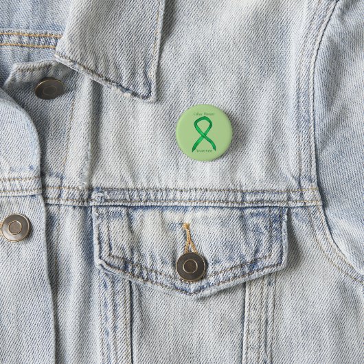 Celiac Disease Awareness Custom Ribbon Art Button (Beispiel)