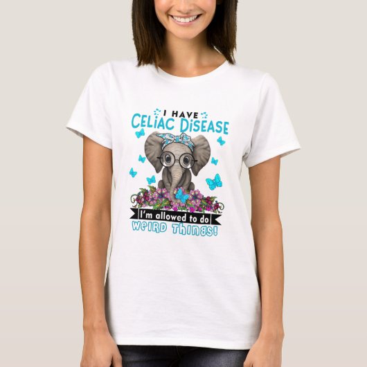 Celiac Disease Awareness Month Ribbon Geschenke T-Shirt (Vorderseite)