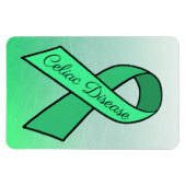 Celiac Disease Awareness Ribbon Green Magnet (Horizontal)