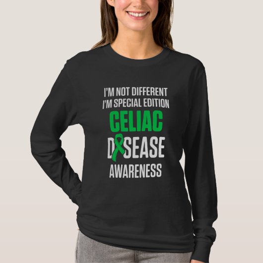 Celiac Disease Awareness Survivor Krieger 6 T-Shirt (Vorderseite)