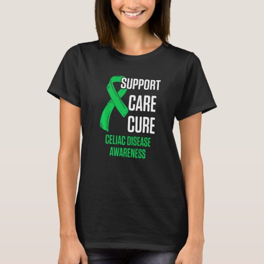 Celiac Disease Awareness Survivor Warrior 11 T-Shirt (Vorderseite)