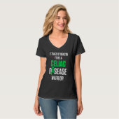 Celiac Disease Awareness Survivor Warrior 23 T-Shirt (Vorderseite Vollansicht)