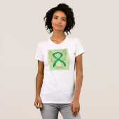 Celiac Disease Green Awareness Ribbon Angel Shirt (Vorne ganz)