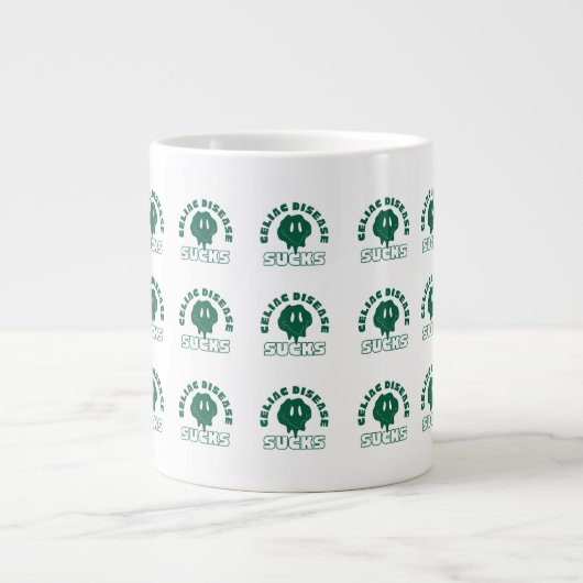 Celiac Disease Ist zum Kotzen Jumbo-Tasse (Vorderseite)
