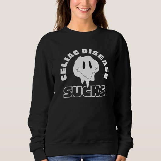 Celiac Disease Ist zum Kotzen Sweatshirt (Vorderseite)
