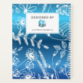 Celiac Disease Monthly Journal - Blue Metallic Planer (Rückseite)