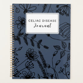 Celiac Disease Monthly Journal - Dark Grey Planer