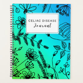 Celiac Disease Monthly Journal - Green & Blue Planer