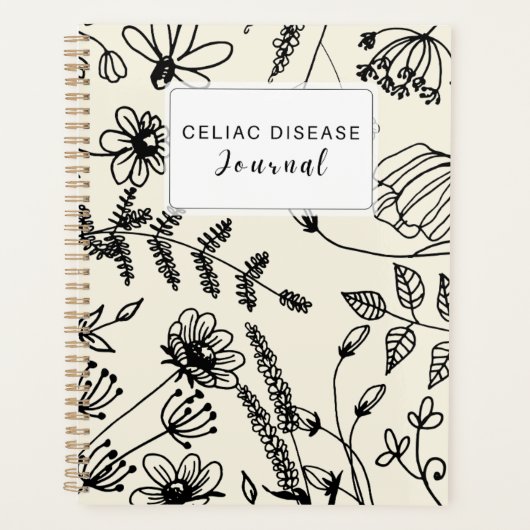 Celiac Disease Monthly Journal - Soft Yellow Planer (Vorderseite)