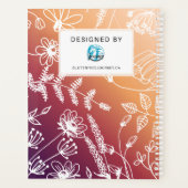 Celiac Disease Monthly Journal - Sunset Purple Planer (Rückseite)