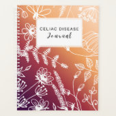 Celiac Disease Monthly Journal - Sunset Purple Planer (Vorderseite)