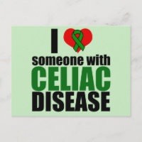 Celiac Disease Support Awareness Liebe Ribbon